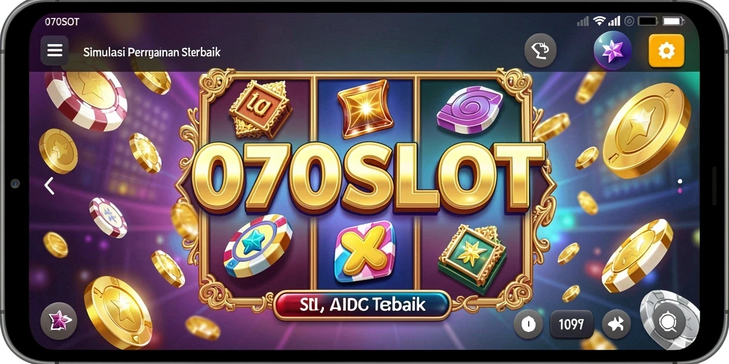 Tampilan gameplay menarik di 070SLOT dengan berbagai mesin slot.