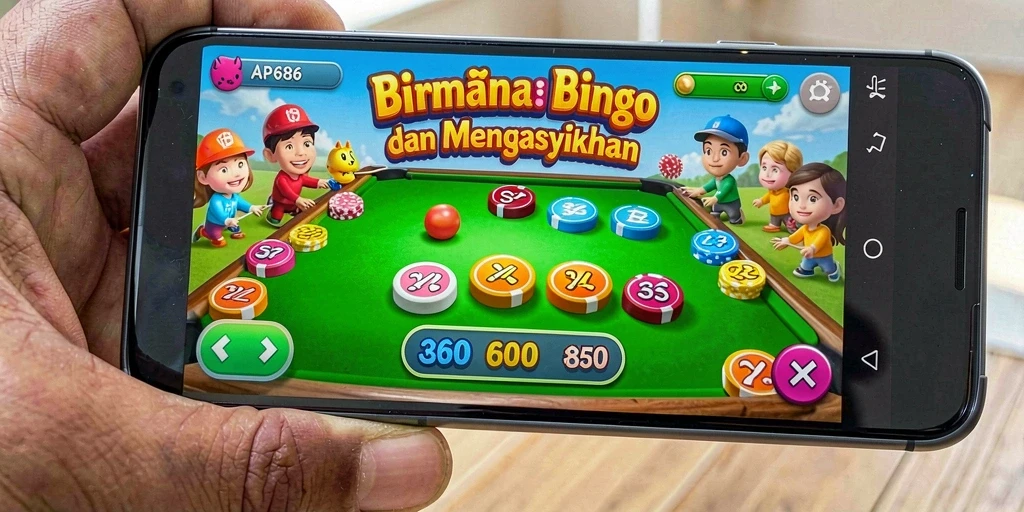 Screenshot gameplay AP686 yang menunjukkan keseruan permainan Bingo.