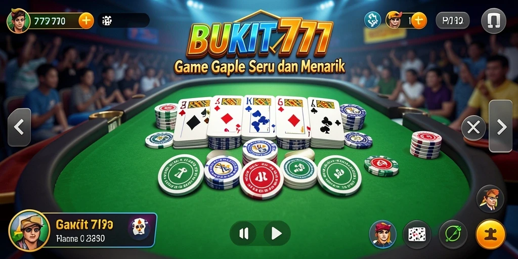 Tampilan gameplay seru BUKIT777 dengan antarmuka menarik.