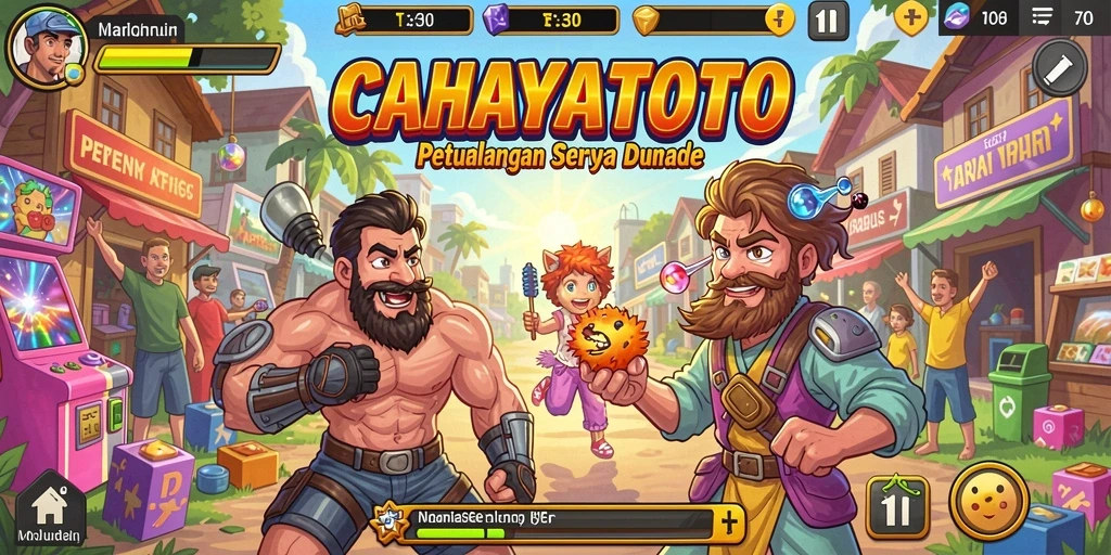 Tampilan menarik gameplay seru CAHAYATOTO.
