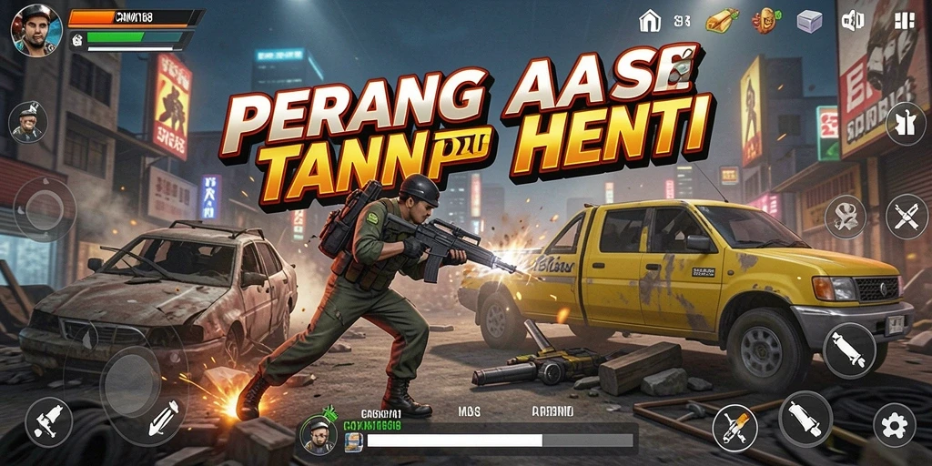 Screenshot gameplay CANVA168 menampilkan pertempuran yang seru dan mendebarkan.