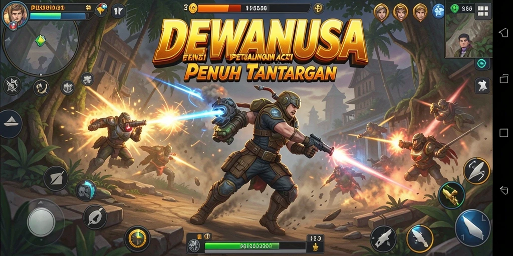 Gameplay menegangkan DEWANUSA dengan aksi mengesankan.