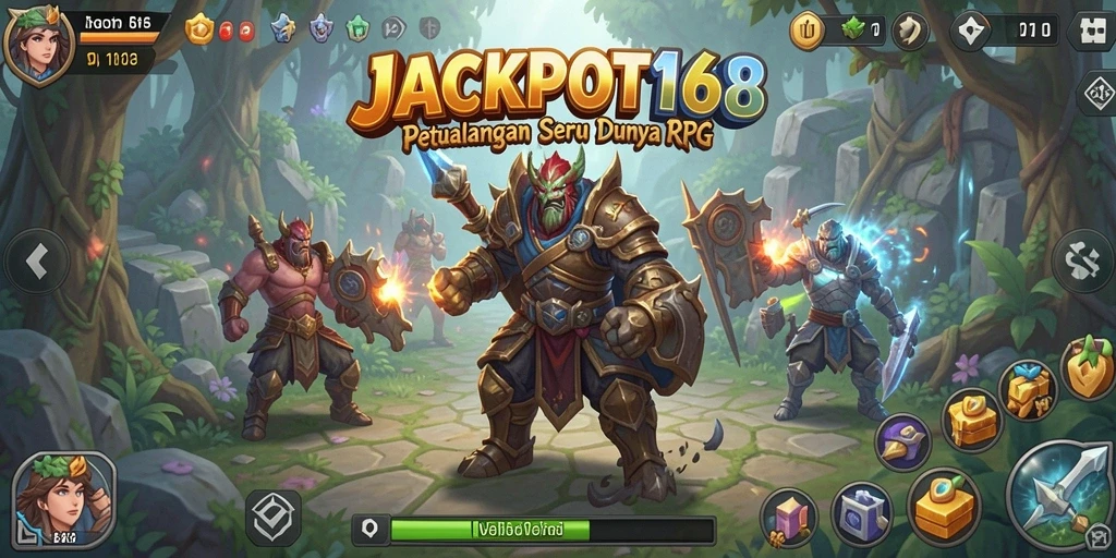 Tampilan gameplay JACKPOT168 yang menakjubkan dan menarik.