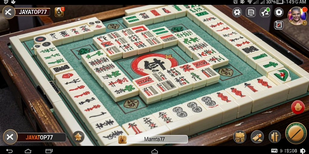 Screenshot gameplay JAYATOP77 menampilkan keseruan permainan Mahjong.
