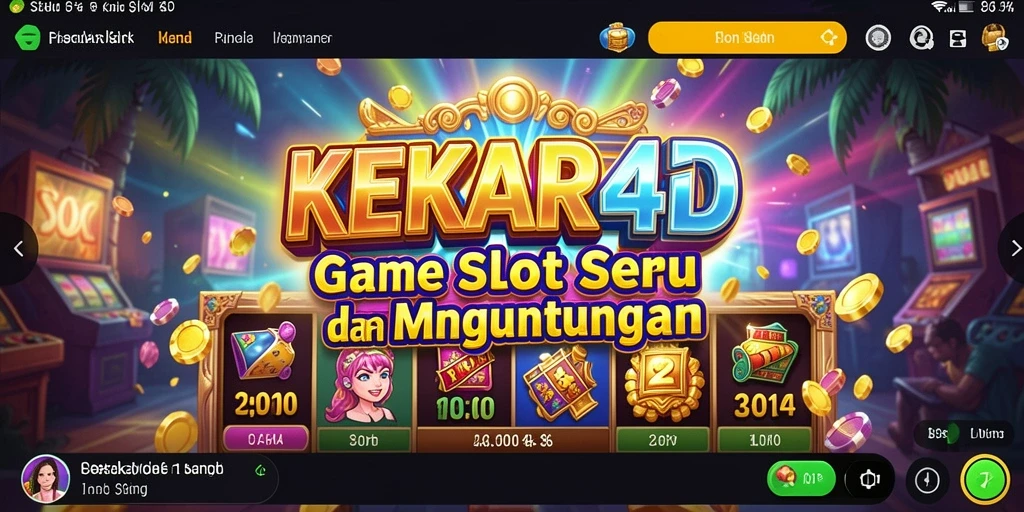 Tampilan menarik gameplay Slot KEKAR4D yang mengasyikkan.