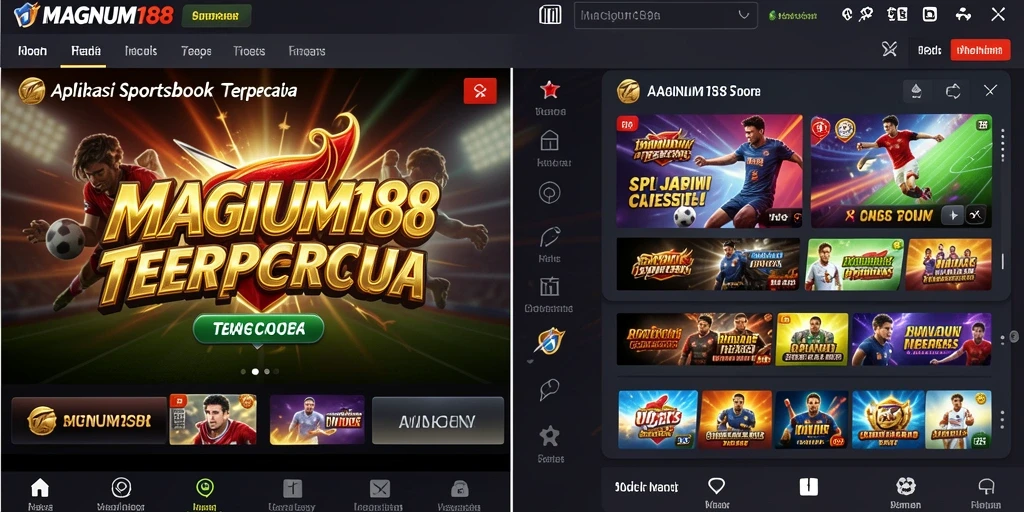 Tampilan menarik dari gameplay taruhan olahraga di MAGNUM188.