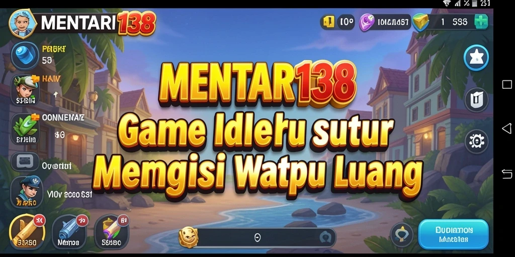 Tampilan menarik gameplay Idle MENTARI138 dengan grafis cerah.