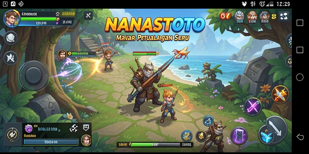 Tampilan gameplay yang mendebarkan dari NANASTOTO.