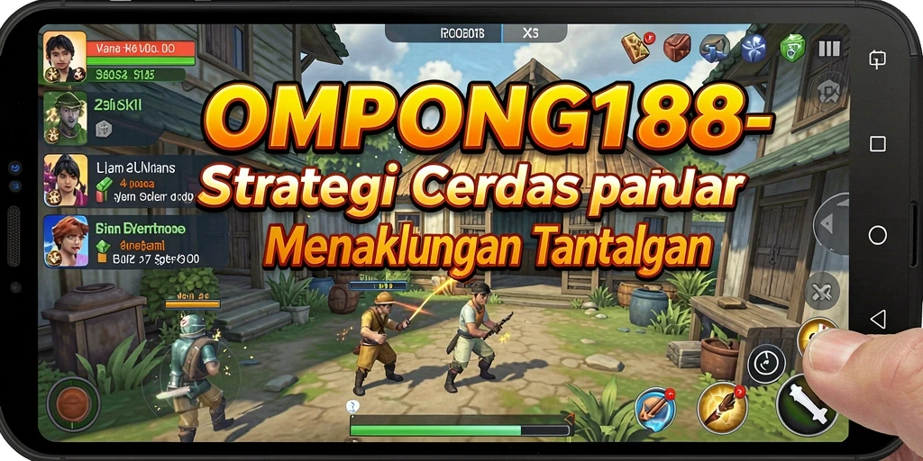 Tampilan gameplay OMPONG188 yang menakjubkan dan strategis.
