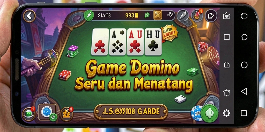Tampilan utama gameplay SIAP108 yang menampilkan pertarungan intens Domino.