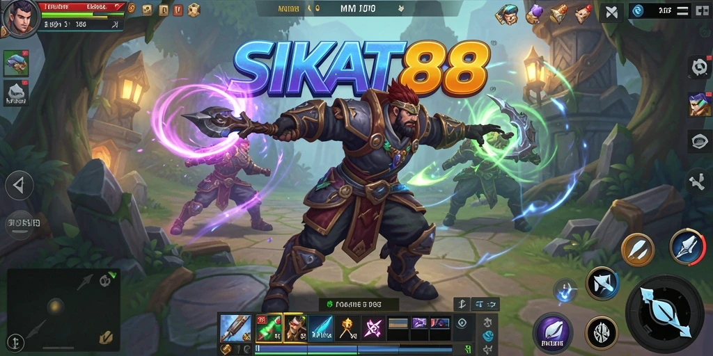 Tangkapan layar SIKAT88 menampilkan aksi seru dalam gameplay MMORPG.