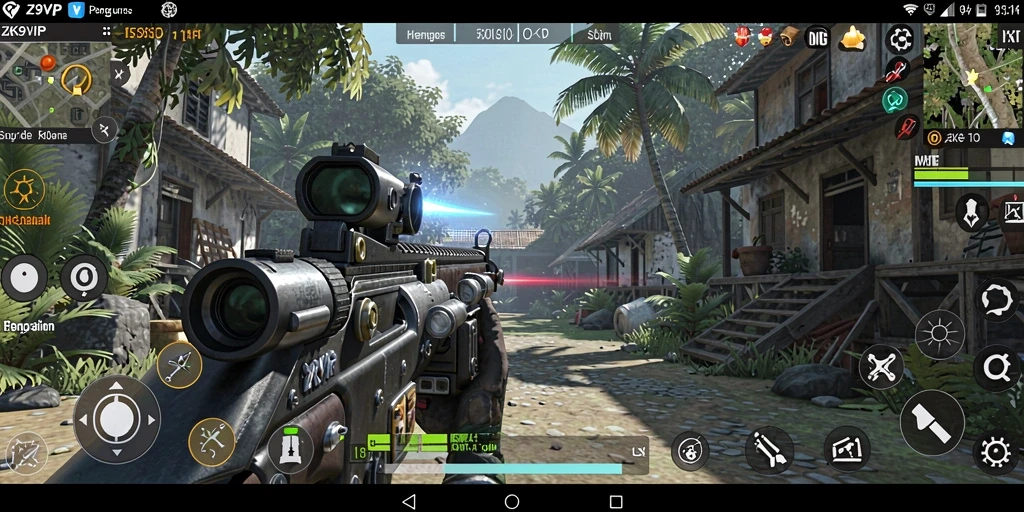 Tampilan gameplay ZK9VIP yang menakjubkan dengan berbagai interaksi menyerupai dunia nyata.